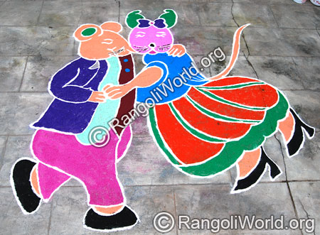 Dance Rangoli